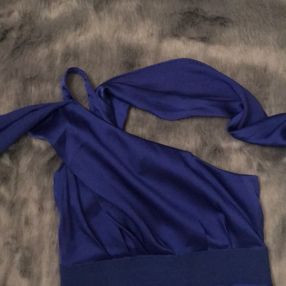 Aqua Dress cobalt blue cocktail dress -2 - Picture 2 of 6